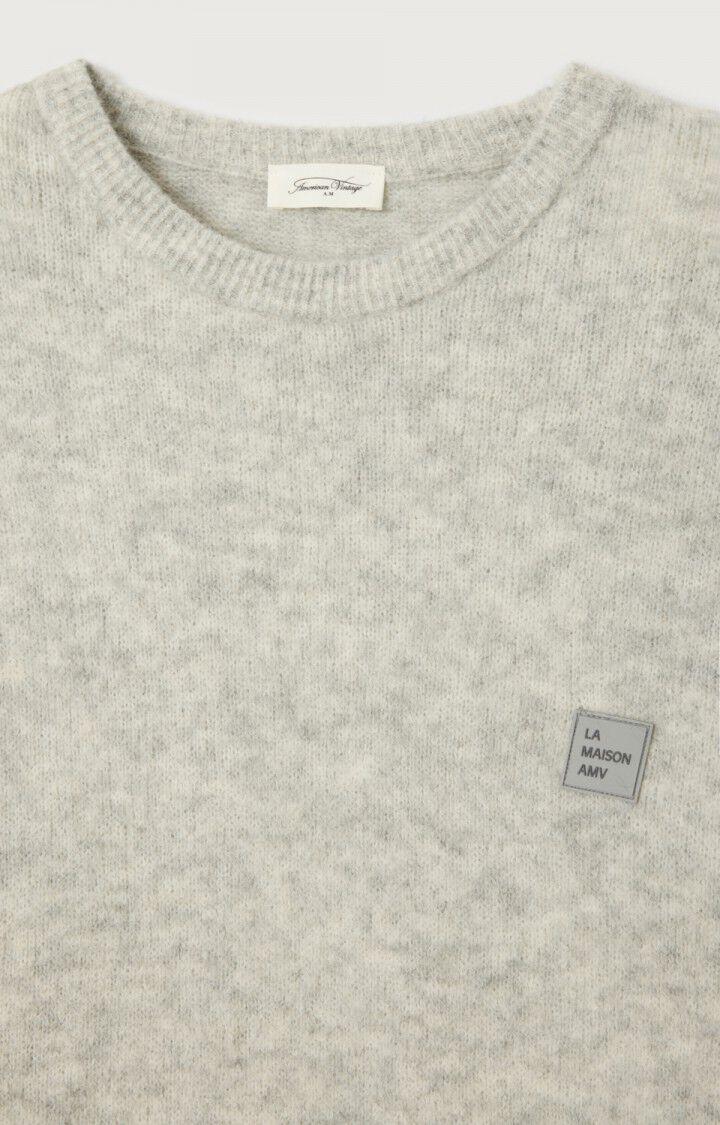 American Vintage Pullover Vito Herren hellgrau meliert